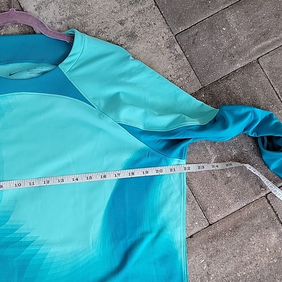 Nike Dri-Fit Gardien 4 Women's Goalkeeper Jersey Turquoise Sz L - Picture 10 of 13